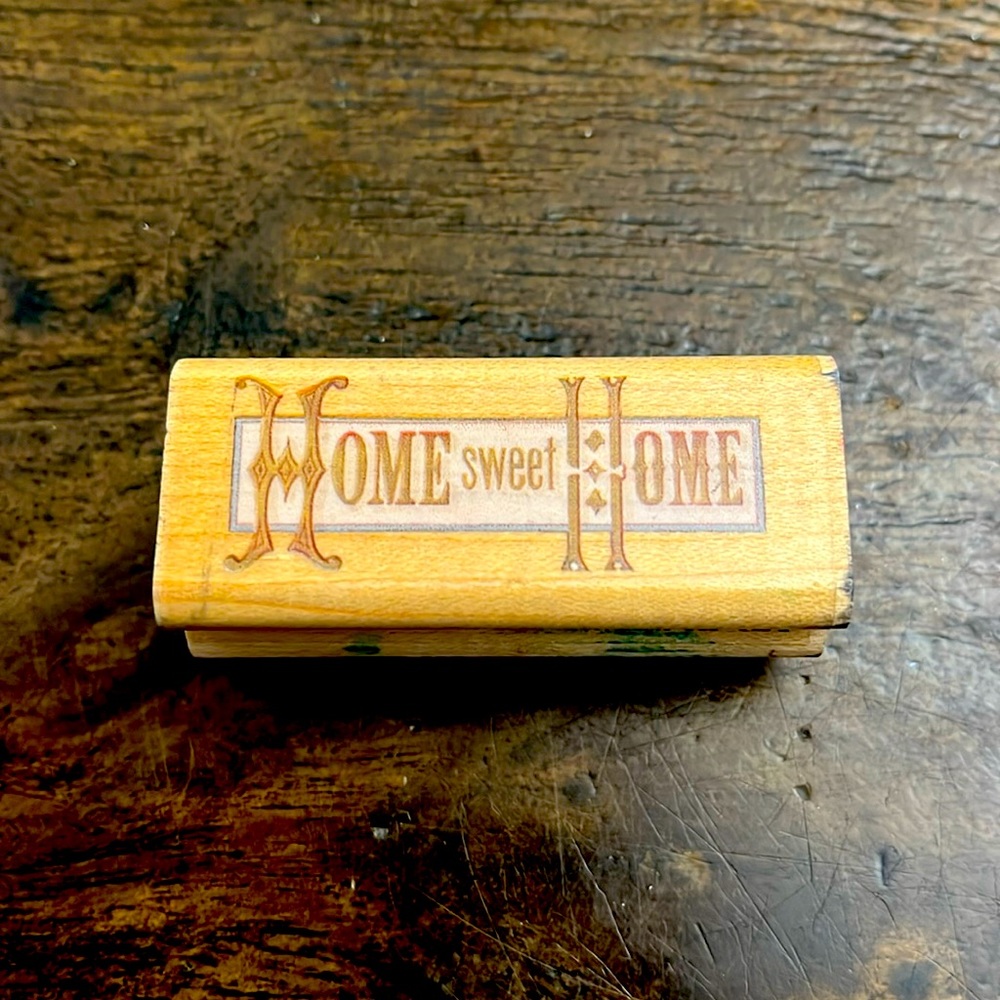 Rubber Stampede 1995 - Home Sweet Home Stamp